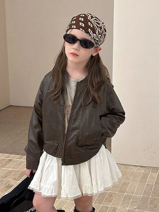 Aimo Leather Jacket Aimo Leather Jacket by Ante J for Child - catalog view
