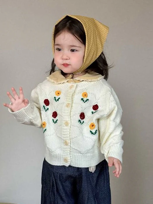 Flower Crochet Cardigan Flower Crochet Cardigan by Ante J for Baby - catalog view