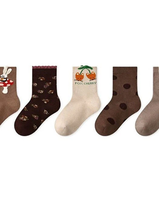 Fox Cherry Rabbit Socks Set Fox Cherry Rabbit Socks Set by Ante J for Child - catalog view