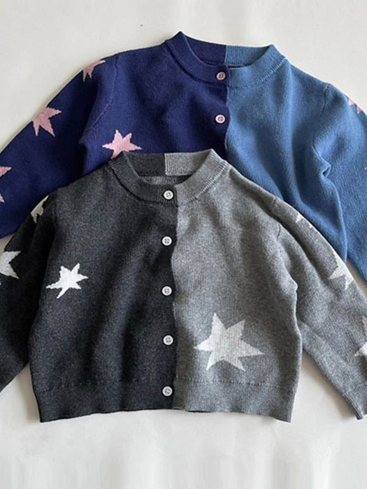 Star Colorblock Cardigan by Ante J for Child - catalog view