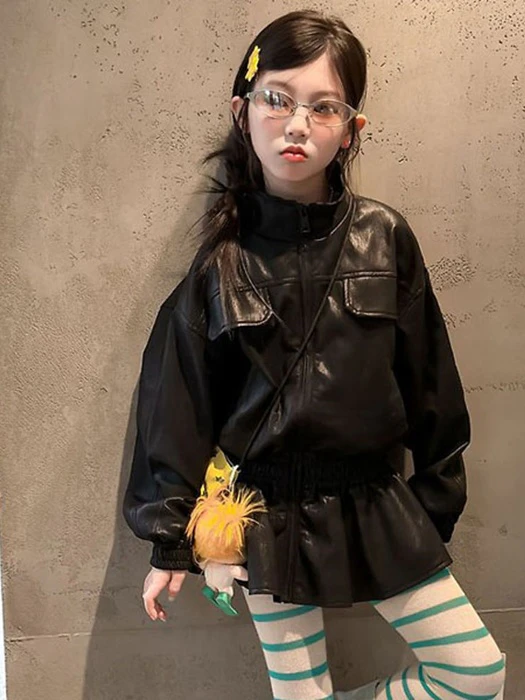 Answer Banding Leather Jacket Answer Banding Leather Jacket by Ante J for Child - catalog view