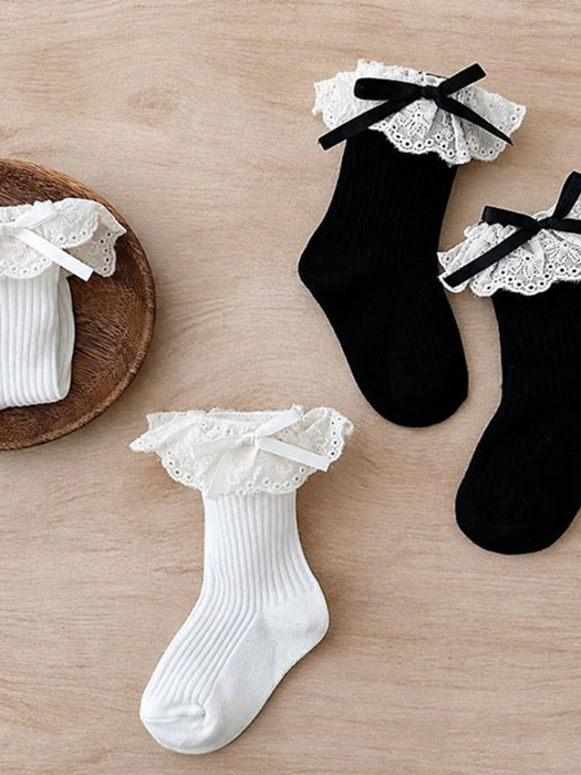 Two Color Ribbon Socks Set Two Color Ribbon Socks Set by Ante J for Child - catalog view