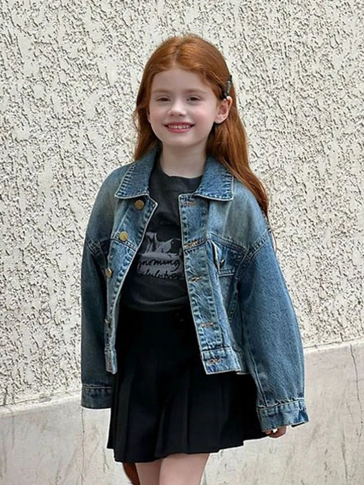 Denim Washing Denim Jacket Denim Washing Denim Jacket by Ante J for Child - catalog view