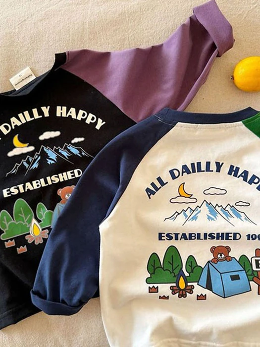 Colorblock Camping Tee Colorblock Camping Tee by Ante J for Child - catalog view