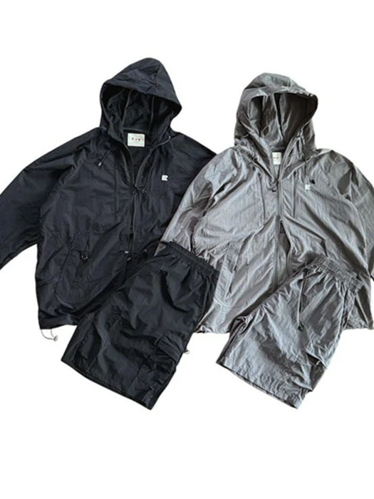 R Hooded Top & Bottom Set (Adult) R Hooded Top & Bottom Set (Adult) by Roy for Mom + child - catalog view
