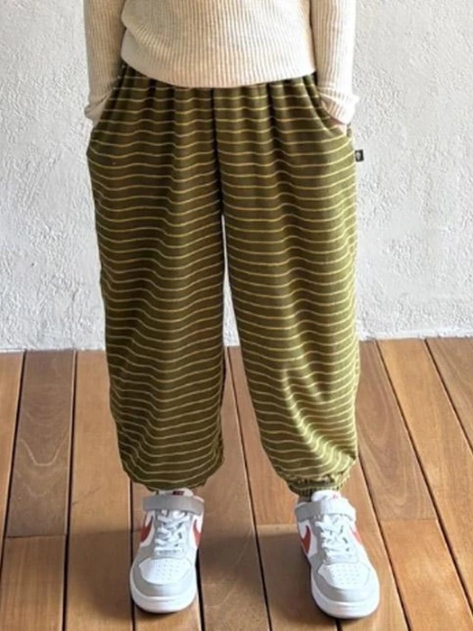 Terry Striped Jogger Pants Terry Striped Jogger Pants by Scoop for Child - catalog view