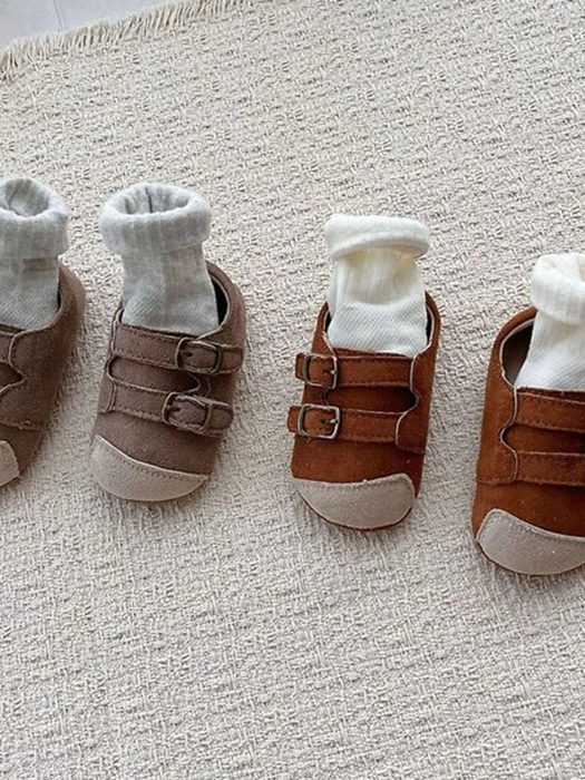 Small Colorblock Two Buckle Shoes Small Colorblock Two Buckle Shoes by Ante J for Baby - catalog view