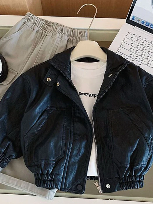 Sky Leather Jacket Sky Leather Jacket by Ante J for Child - catalog view