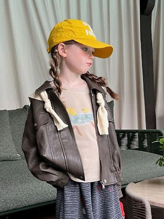 Hip Stylish Leather Jacket Hip Stylish Leather Jacket by Ante J for Child - catalog view