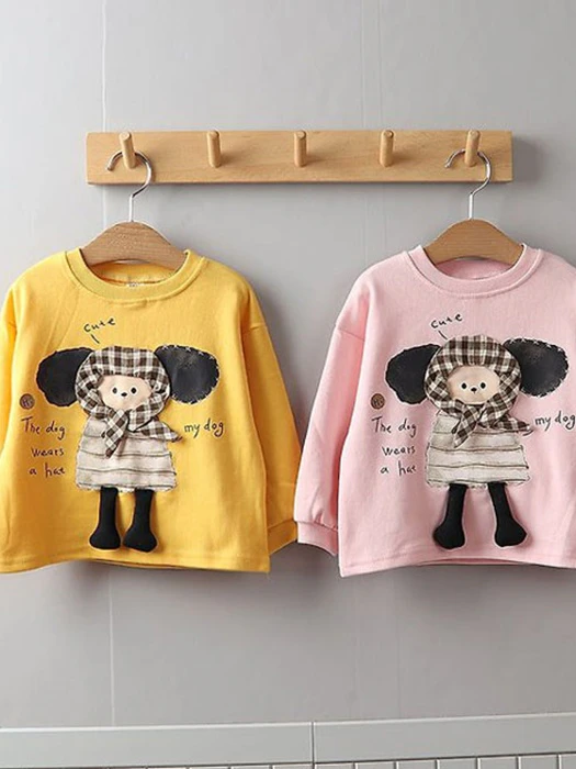 Scarf Dog Sweatshirt Scarf Dog Sweatshirt by Tony for Child - catalog view