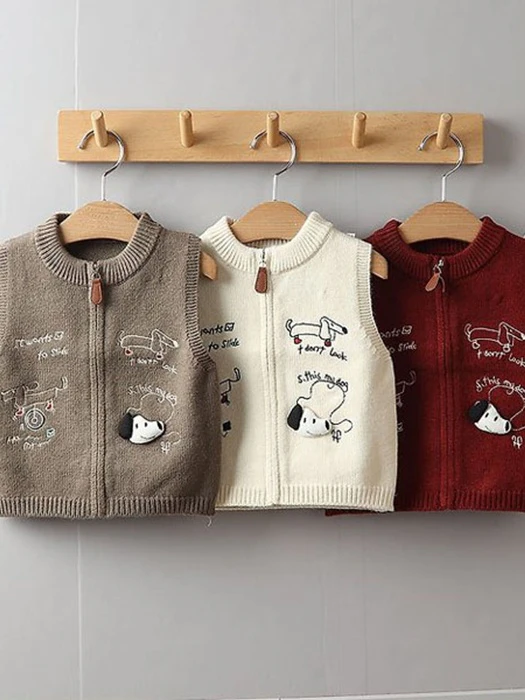 Dog Knit Zip-up Vest Dog Knit Zip-up Vest by Tony for Child - catalog view