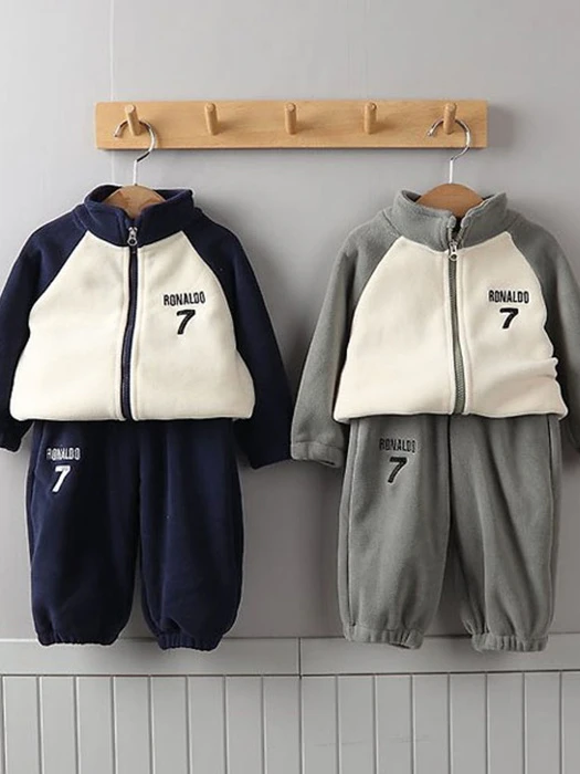 Fleece Zip-up Top & Bottom Set-2 Fleece Zip-up Top & Bottom Set-2 by Tony for Child - catalog view