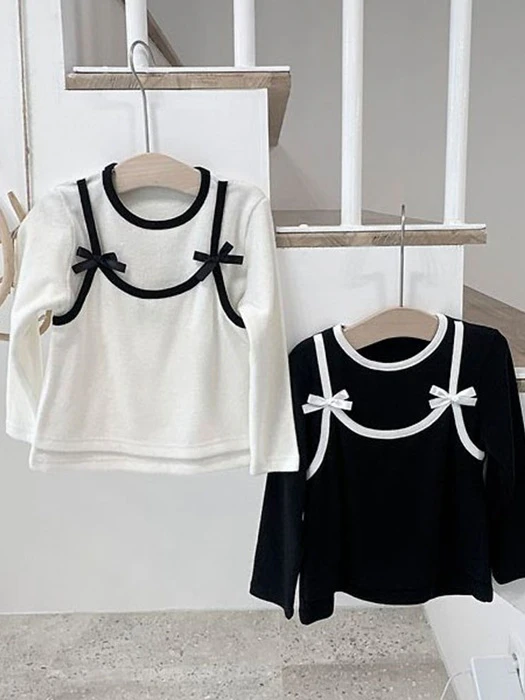 Double Ribbon Tee Double Ribbon Tee by Mong Kok for Child - catalog view