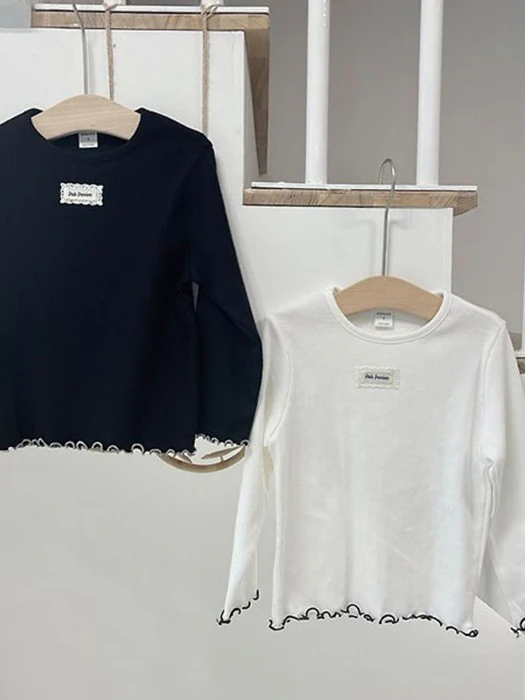 Solid Lettuce Edge Tee Solid Lettuce Edge Tee by Mong Kok for Child - catalog view