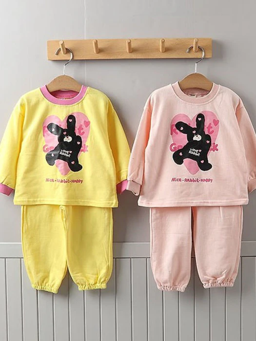 Black Bunny Top & Bottom Set Black Bunny Top & Bottom Set by Tony for Child - catalog view