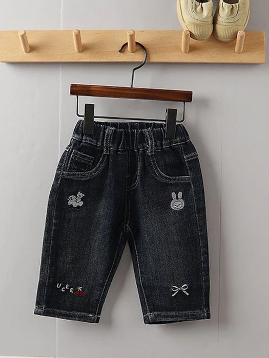 Baby Embroidered Denim Pants by Tony for Child - catalog view