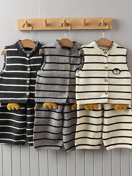 Penguin Knit Top & Bottom Set Penguin Knit Top & Bottom Set by Tony for Child - catalog view