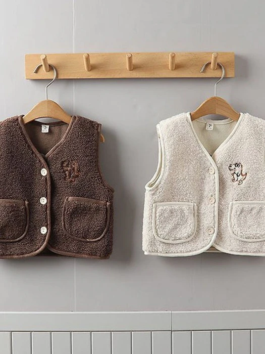 Dinosaur Bouclé Vest Dinosaur Bouclé Vest by Tony for Child - catalog view