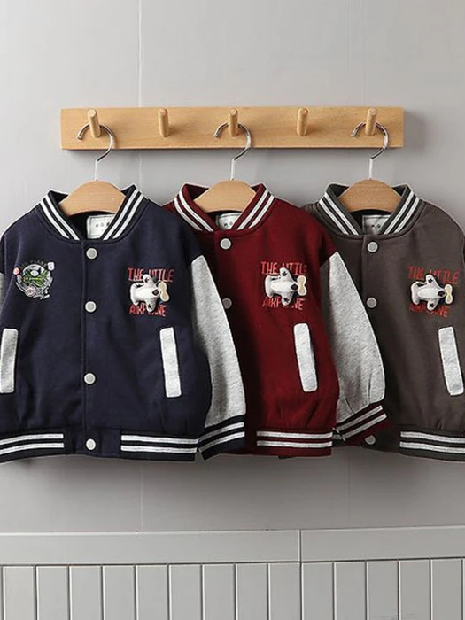Airplane Baseball Jacket Airplane Baseball Jacket by Tony for Child - catalog view