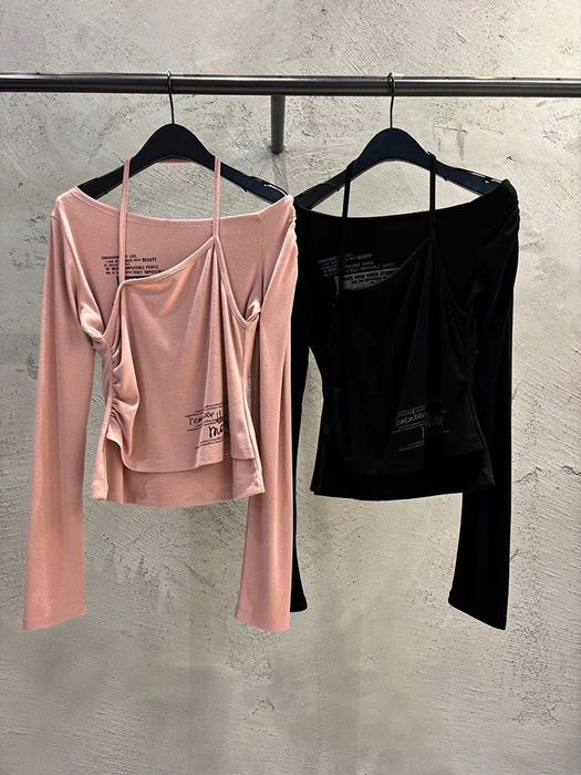 Moment Halter Neck Tee Moment Halter Neck Tee by Sugar Case for Women - catalog view
