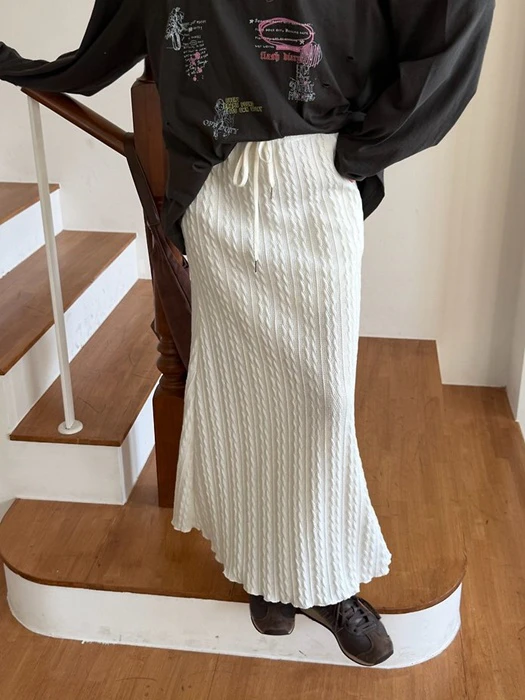 Twist Long Skirt Twist Long Skirt by Sugar Case for Women - catalog view
