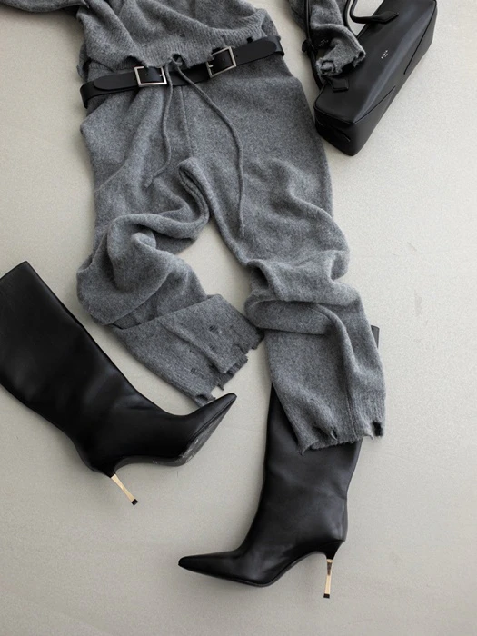 Vintage Fuzzy Cashmere Wool Jogger Pants Vintage Fuzzy Cashmere Wool Jogger Pants by Paper Moon for Women - catalog view