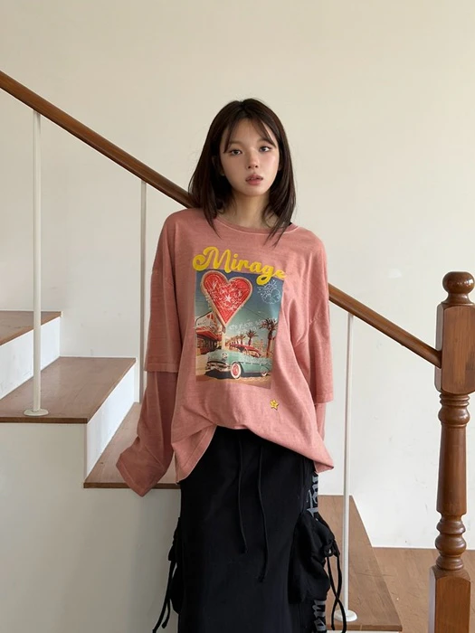 Mirage Layered Tee Mirage Layered Tee by Sugar Case for Women - catalog view