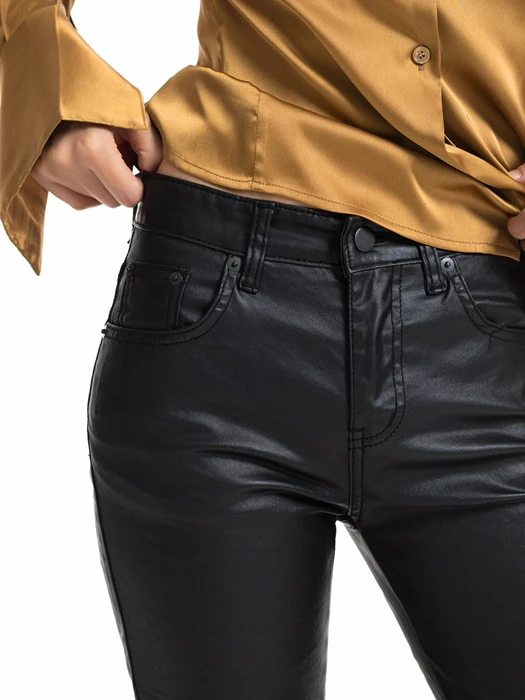 Classic Coated Slit Flare Jeans Classic Coated Slit Flare Jeans by Paper Moon for Women - catalog view