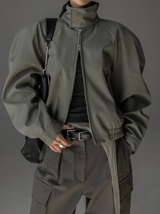 High Neck Raglan Zip Jacket High Neck Raglan Zip Jacket by Paper Moon for Women - catalog view