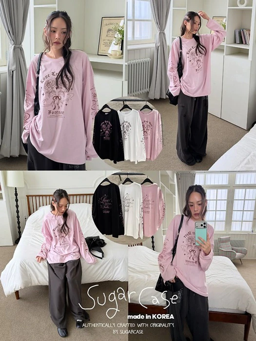 Love Rose Tee Love Rose Tee by Sugar Case for Women - catalog view