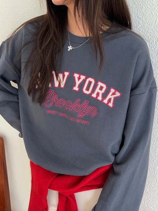 New York Embroidery Sweatshirts New York Embroidery Sweatshirts by Diana for Women - catalog view