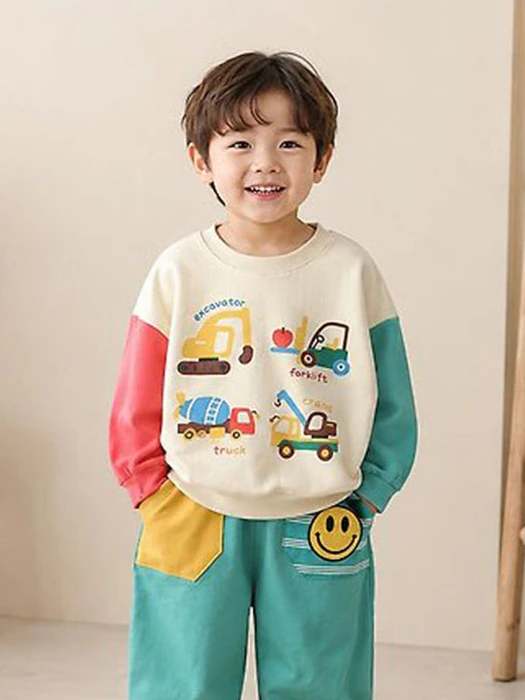 Heavy Equipment Sweatshirt Heavy Equipment Sweatshirt by Twinkle for Child - catalog view