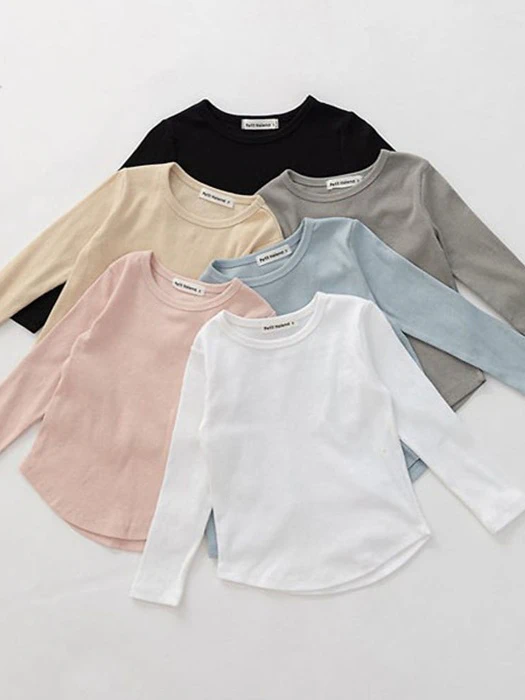 Etti Ribbed Tee Etti Ribbed Tee by Petit Helena for Child - catalog view