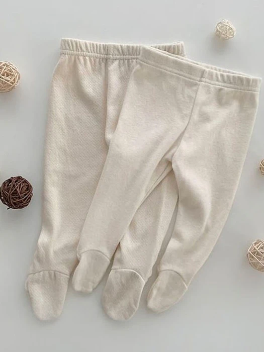 Organic Footed Leggings – Mesh Organic Footed Leggings - Mesh by Oott Bebe for Baby - catalog view