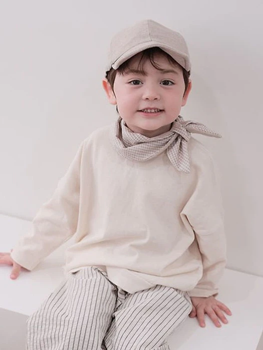 Double Gauze Short Cap Double Gauze Short Cap by Apple Cat for Baby - catalog view