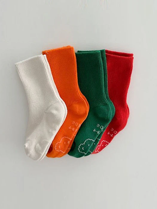 Rainbow Socks - Veggie Color Set by Oott Bebe for Baby - catalog view