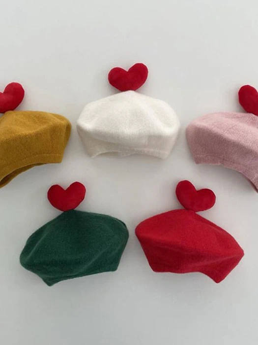 Heart Beret (Color) Heart Beret (Color) by Oott Bebe for Baby - catalog view