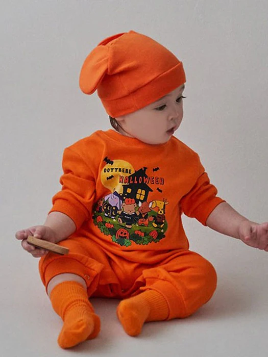 Pumpkin Full Suit Pumpkin Full Suit by Oott Bebe for Baby - catalog view