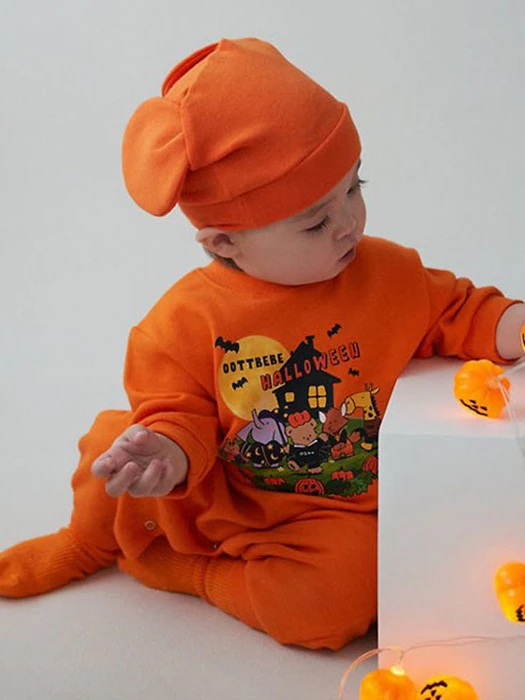 Halloween Mickey Bonnet Halloween Mickey Bonnet by Oott Bebe for Baby - catalog view