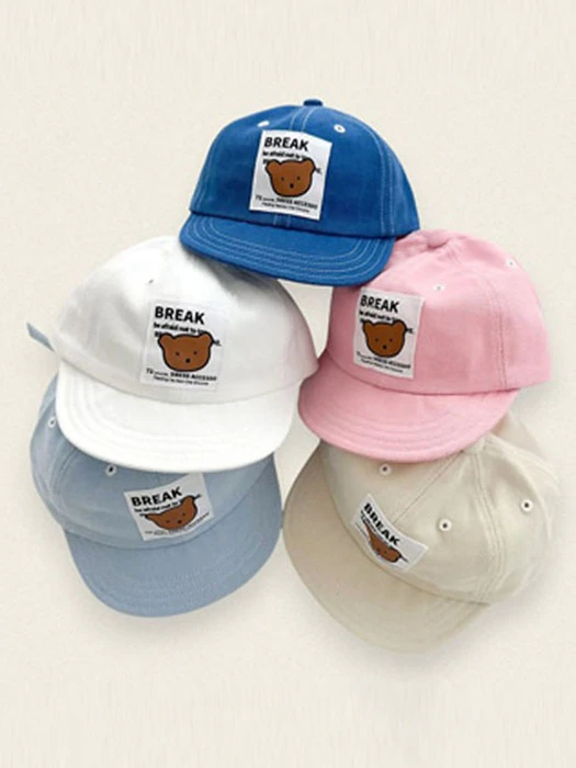 Bear Stitch Cap Bear Stitch Cap by Oott Bebe for Baby - catalog view
