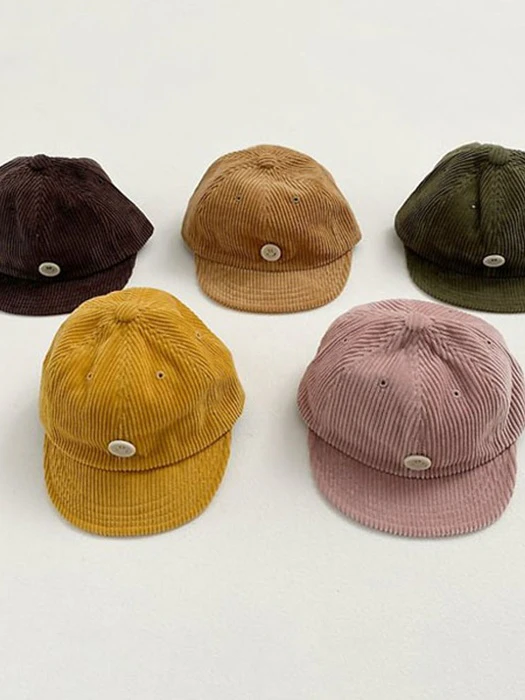 Button Corduroy Cap Button Corduroy Cap by Oott Bebe for Baby - catalog view