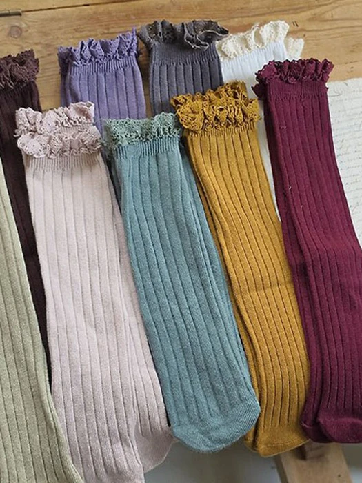 Merry Lace Long Socks Set Merry Lace Long Socks Set by Bonne for Child - catalog view