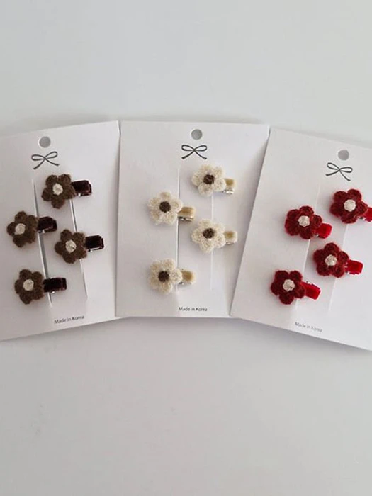Crochet Mini Flower Set Crochet Mini Flower Set by Black Pink for Child - catalog view