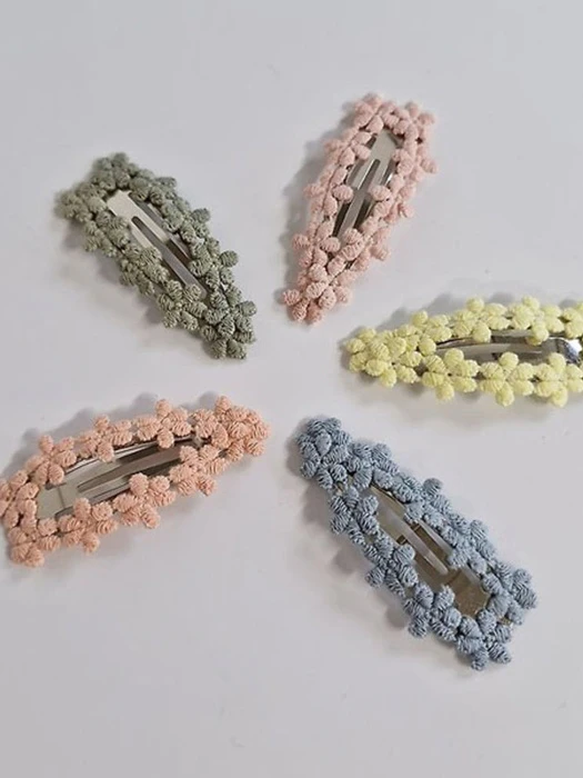Flower Snap Hair Clip Flower Snap Hair Clip by Black Pink for Child - catalog view
