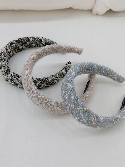 Shine Tweed Headband Shine Tweed Headband by Black Pink for Child - catalog view