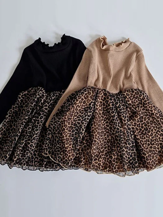 Leopard Tulle Dress Leopard Tulle Dress by Black Pink for Child - catalog view