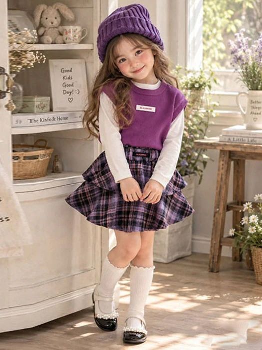 Maple Check Skirt Maple Check Skirt by Black Pink for Child - catalog view