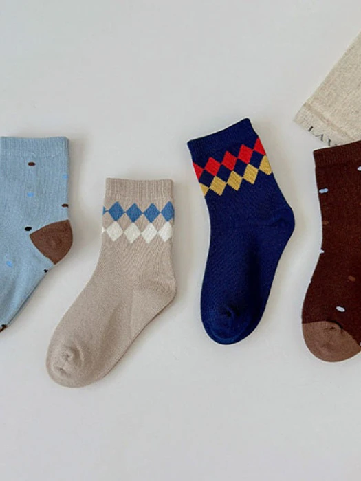 Dot Diamond Socks Set Dot Diamond Socks Set by Miso for Child - catalog view