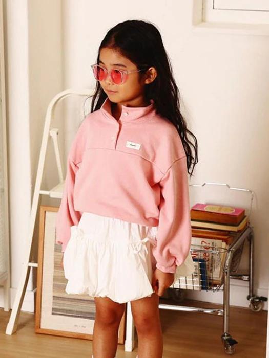 Pearl Open French Terry Sweatshirt Pearl Open French Terry Sweatshirt by Lalabongbong for Child - catalog view