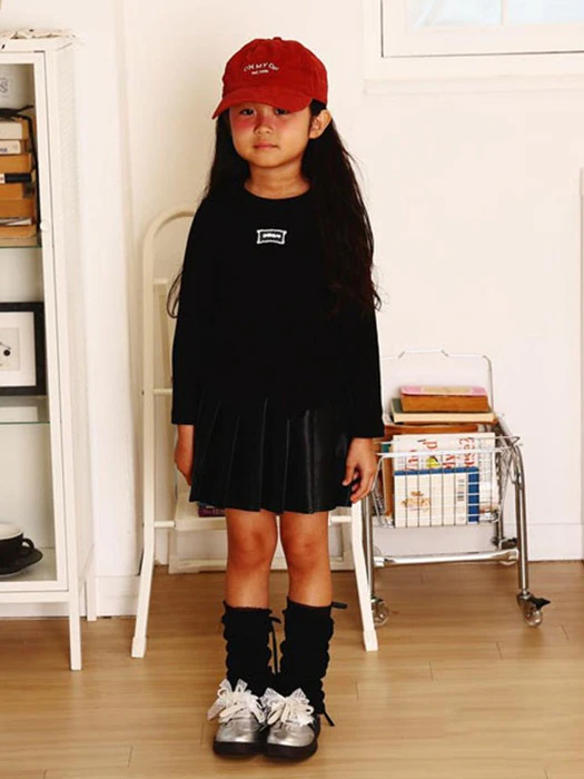 Leather Pleated Skirt Leather Pleated Skirt by Lalabongbong for Child - catalog view